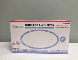 Cardinal Health Flexal Nitrile Exam Gloves, Powder-Free (200 per Box)
