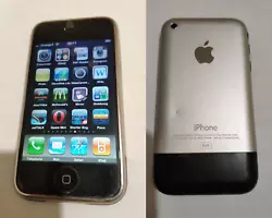 Vend iPhone de 1ère (1st, 1G, v1, EDGE) generation A1203, en très bon état pour son âge, en 8 Go, testé et...