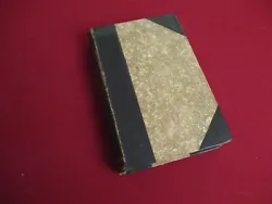 1886 hardcover book in good condition. The second end page has a small corner tear.