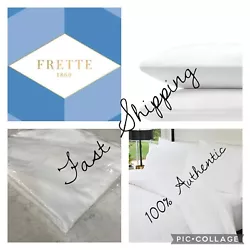 FRETTE Set of 2 KING Pillowcases Luxurious 300 Thread Count cotton. Classic with a touch of luxury, Frettes Simply...
