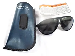 You are bidding on a pair of vintage, NYNEX, NOS/NEW, phone/telephone, safety sunglasses in their, original soft case...