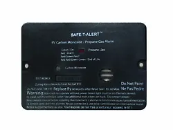 This dual alarm detects both carbon monoxide and propane gas.