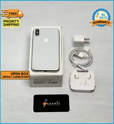 Fully unlocked for all (GSM+CDMA) Carriers. Apple iPhone X 64GB. Fully Tested & Fully Functional. Color: Silver. Open...