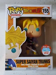 Super Saiyan Trunks Funko Pop DragonBall Z 155 2016 NYCC Exclusive w protector. I would say overall the box is in...