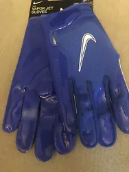 Nike Vapor Jet 5.0 Football Receiver Gloves. Adult. Brand New.Royal blue Smoke free home