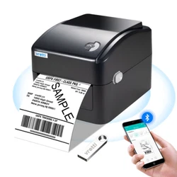 1x vretti 420B Thermal Label Printer. For example:2x2, 2.25x1.25, 4x6 labels. Easy to Use: This thermal label printer...