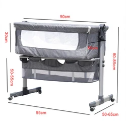 Bed Side Crib Baby Bedside Crib Bassinet Nursery Infant Newborn Sleep Cradle Bed. Are you tired of another sleepless...