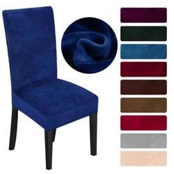 High quality Elegant Stretch Velvet Fabric,made by polyester and spandex,more soft and stretch,makes the cover fits the...