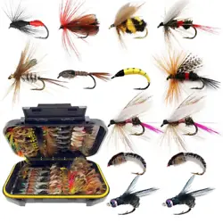 Fly Quantity:30Pcs o r 50Pcs or 114Pcs. High simulation bait. trout fly lineup ever assembled,each pattern selected...
