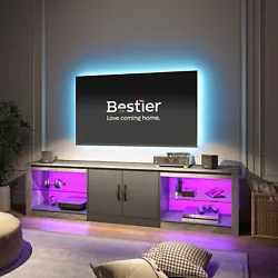 Bestier TV Stand. Stability of Bestier TV stand. All of our products are designed to be earth-friendly and beautiful,...