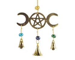 In the center of the full moon is a pentacle.
