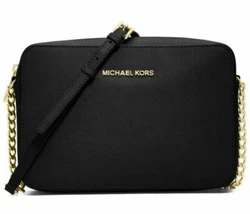 Michael Kors Jet Set 32S4GTVC3L Crossbody Bag, Large - Black.