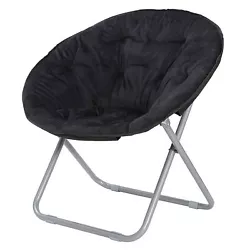 Update your bedroom or dorm with this soft and Faux Fur Saucer Chair. Super comfortable. No assembly is required, just...