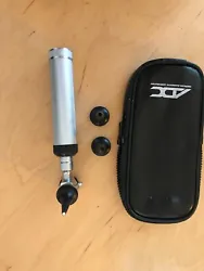 The otoscope is in good working condition. The pocket size makes it easy to carry and use on-the-go. It is intended for...