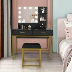 Looking for a dressing table that not only suits a modern aesthetic but also settles storage on the vanity?. Then this...