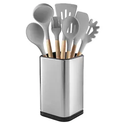 Fits 8+ utensils like soup ladles, spoons, whisks, tongs, and more. Tall body so the utensils sit comfortably without...