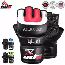 MULTIPURPOSE – These Mixed Martial Arts Gloves perfect for MMA, UFC, boxing, kickboxing, punching bag, sparring,...