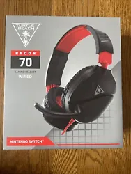 Turtle Beach Recon 70 Red/Black Gaming Headset Nintendo Switch.
