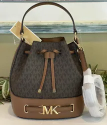 Gorgeous MK Signature in Brown Luggage. Bucket Handle with 5
