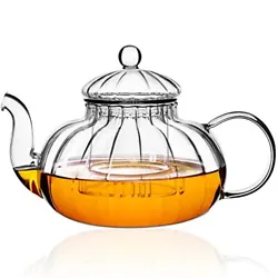 Our glass tea pot are made of borosilicate lead-free glass that is scratch resistant and can withstand temperatures...