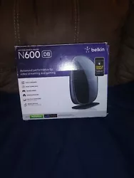 Belkin N600 DB WiFi Dual-Band N+ Router Ideal For Streaming Services . Condition is Used. Shipped with USPS Priority...