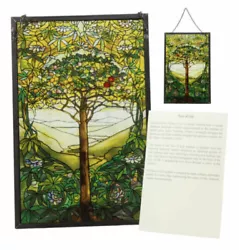• With branches stretching heavenward, the tree symbolizes eternal life. Louis Comfort Tiffany, a nature lover,...