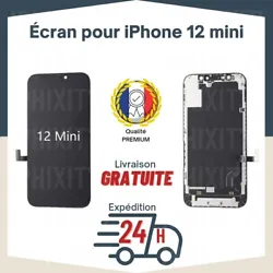 É CRAN COMPLET VITRE TACTILE POUR IPHONE 12 MINI NEUF Qualité Premium ⭐️⭐️⭐️⭐️⭐️. Ecran complet...