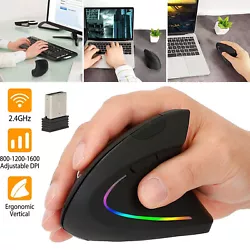 Very cool and special vertical design. 6 keys multifunctional wireless mouse, wireless transmission and smart stay....