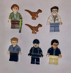Lego Jurassic World Lot Minifigure Figurines. Lot en bon état, voir photos.
