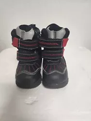The Childrens Place Unisex Black/Red Size 7 Boots are a type of footwear that is designed for children. Overall, the...