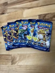 Pokemon TCG XY: Evolutions Booster Pack (Unweighed, New, Factory Sealed). You’ll be purchasing a brand new sealed...