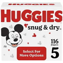 Help give your baby healthy, huggable skin with Huggies Snug & Dry Baby Diapers. Theyre also made with Triple Layer...