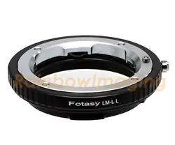 Fits Leica TL2 /TL /T /CL / SL and Panasnoc S1/ S1R and Sigma fp fp L. Leica M LM Lens. Sigma fp L. Exposure and focus...