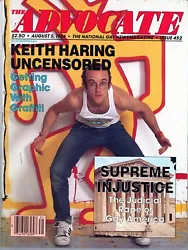 Keith Haring. Very rare issue! I was not able to find another copy of this issue on sale online. The Advocate. The...