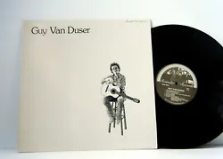 GUY VAN DUSER LP Finger Style Guitar Solos 1977 Rounder(Usa 3021) Vinyl EX Cover EX. B2Frog Legs Rag. B6Stars & Stripes...