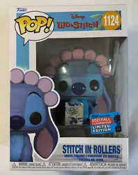 Funko Pop Lilo & Stich : Stitch in Rollers #1124 NYCC Share Exclusive. Ships in free Pop Protector