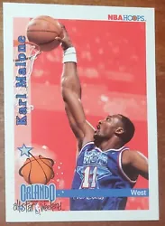 1992-93 NBA HOOPS 14x All Star Hall Of Famer Karl Malone basketball card #330.