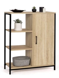 Sa structure bi-matière bois et métal lui donne de la stabilité et un look factory ultra tendance. Place au design...