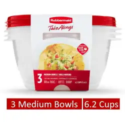 These BPA-free containers are freezer and top-rack dishwasher safe, and have microwave-safe bases. Set includes three...