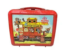 The Get Along Gang Clubhouse Caboose Aladdin Lunchbox No Thermos Vintage 1980s.