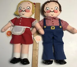 nice clean dolls with tags, Very minor soiling