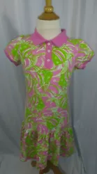 LILLY PULITZER DRESS WITH ANGEL FISH ALL OVER THE DRESS. ADORABLE EUC. I love a challenge! I am more than happy to...