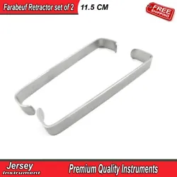 Farabeuf Retractor Set of 2 11.5cm. X1. The sale of this item may be subject to regulation by the U.S. Food and Drug...