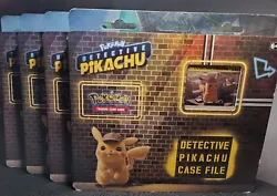 Pokemon POK80384 Detective Pikachu Case File - 3 Pack (4 Total).
