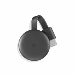 Google Chromecast (3rd Generation) Wi-Fi Media Streamer - Black. Condition is New. Shipped with USPS First Class...