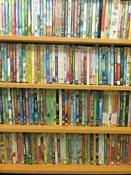 This is a RANDOM lot of 50 Kids DVDs. In this lot you could receive ones in better or alike condition compared to the...