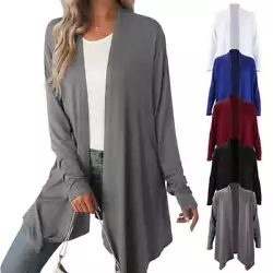 · CASUAL DRAPED STYLE: The open-front cardigan drapes in a beautiful way with lovely pleats, fits nicely on you and...