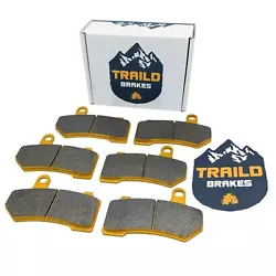 Traild brake pads are designed to provide superior stopping power, durability, and reliability. With Traild brake pads...