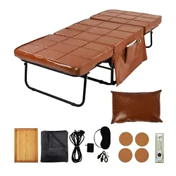 Lounger with tilting backrest adjustable up to 5 levels, sofa bed chair, ottoman, adjustable folding bed. Ottoman can...