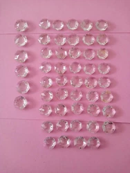 Lot de 44 pampilles pour lustre. + 6 plus grandes environ 2 cm.